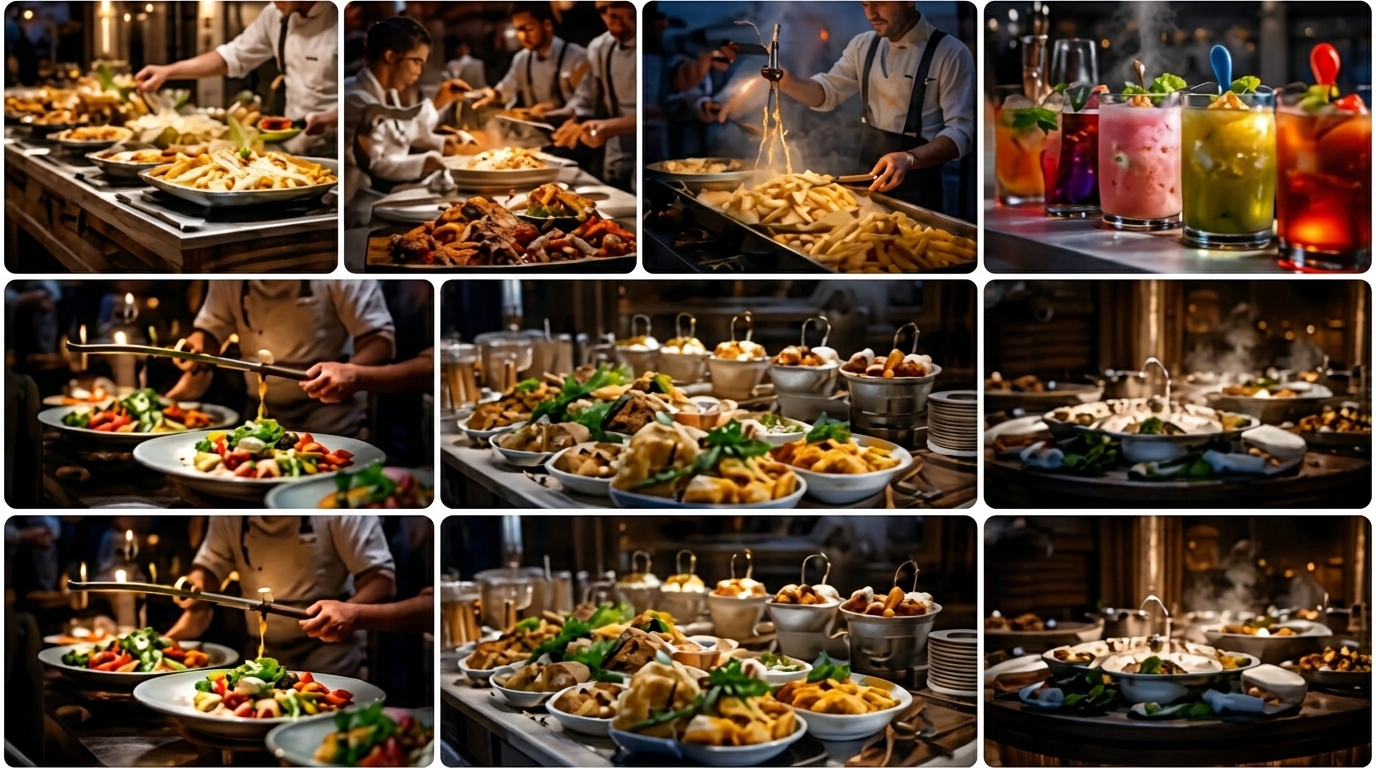 LIVE FOOD STATIONS